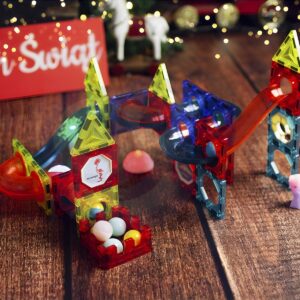 Šviečianti magnetinių blokų trasa vaikams – Woopie (75 det.)