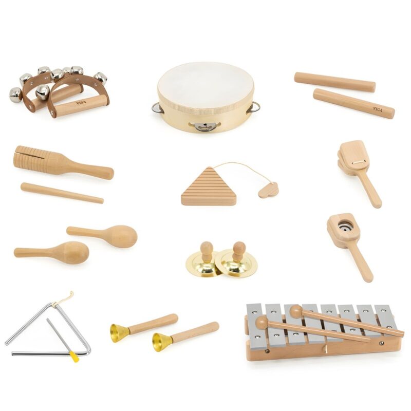 Medinis muzikinis rinkinys vaikams nuo 3 metų – Viga
