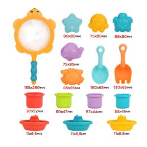 Vandens ir smėlio žaislų rinkinys kūdikiams nuo 12 mėnesių