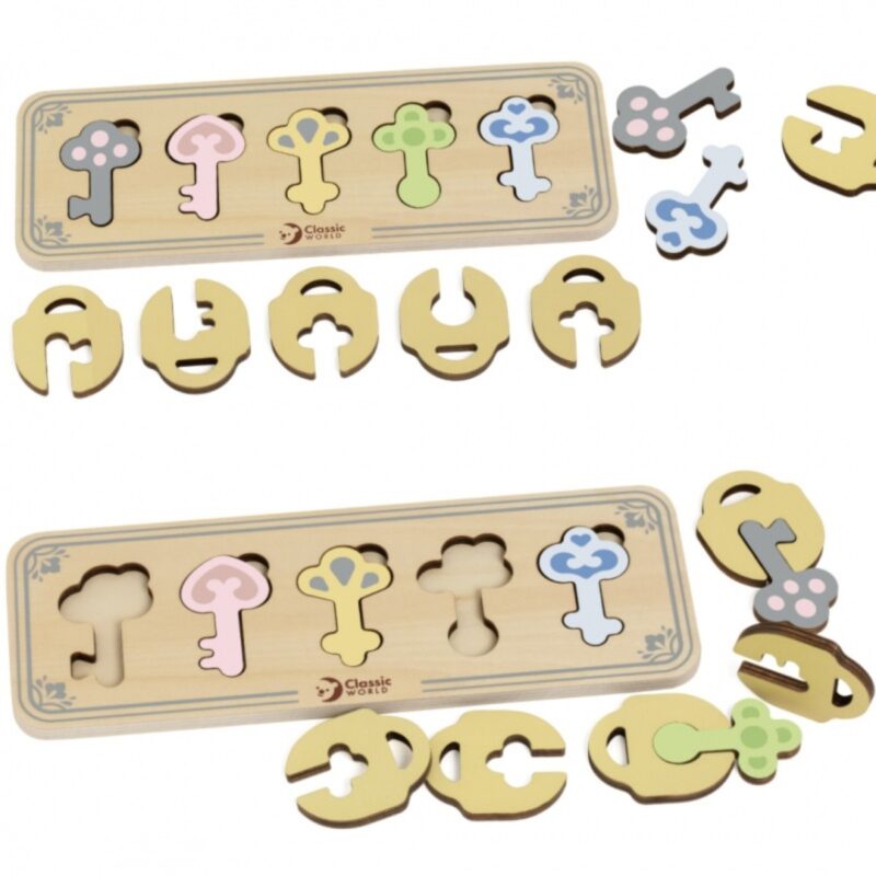 Classic world Montessori sensorinis galvosūkis "Raktai"