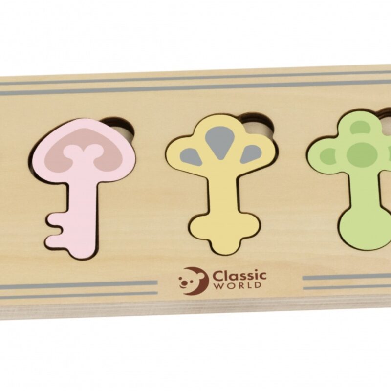 Classic world Montessori sensorinis galvosūkis "Raktai"