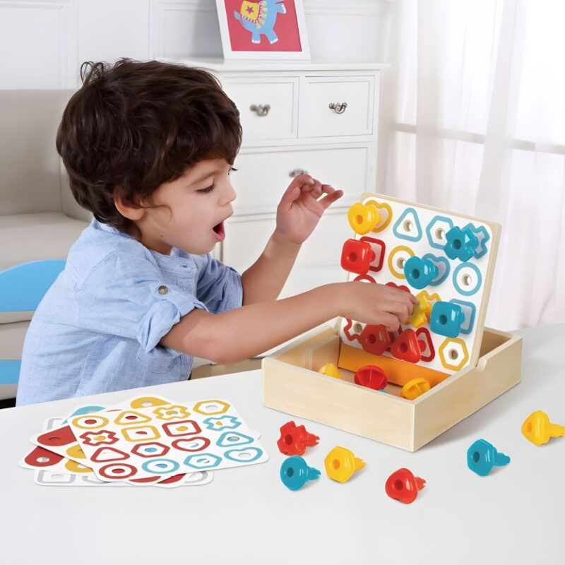 Montessori edukacinis 7in1 sensorinis rinkinys vaikams