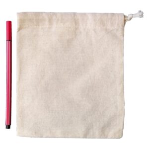 Medvilninis maišelis žaislams 17x20 cm