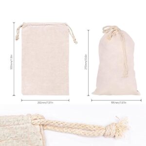 Medvilninis maišelis žaislams 20x30 cm