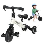 Trike Fix Mini balansinis triratukas 3in1 su pedalais, baltas