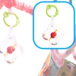 Lavinamasis kilimėlis - maniežas su kamuoliukais, rožinis