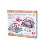 Lavinamasis kilimėlis - maniežas su kamuoliukais, rožinis