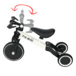 Trike Fix Mini balansinis triratukas 3in1 su pedalais, baltas