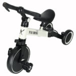 Trike Fix Mini balansinis triratukas 3in1 su pedalais, baltas