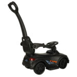 Stumiama mašinėlė su garsu ir šviesomis, juoda