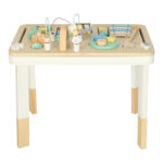 Lulilo medinis montessori manipuliacinis veiklos stalas, mėlynas