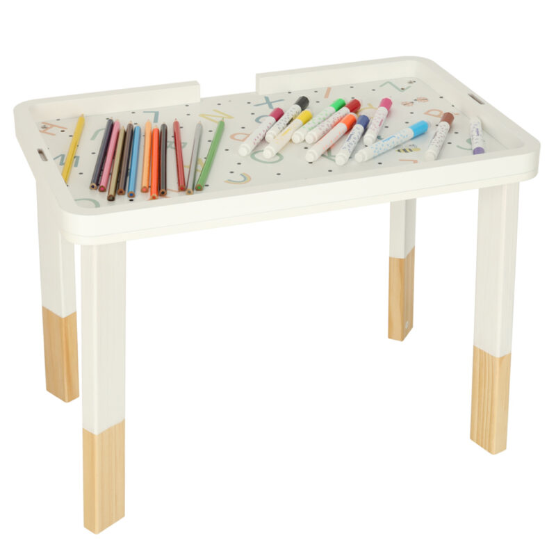 Medinis Montessori sensorinis veiklos stalas vaikams