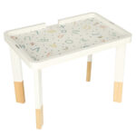 Lulilo medinis montessori manipuliacinis veiklos stalas, mėlynas