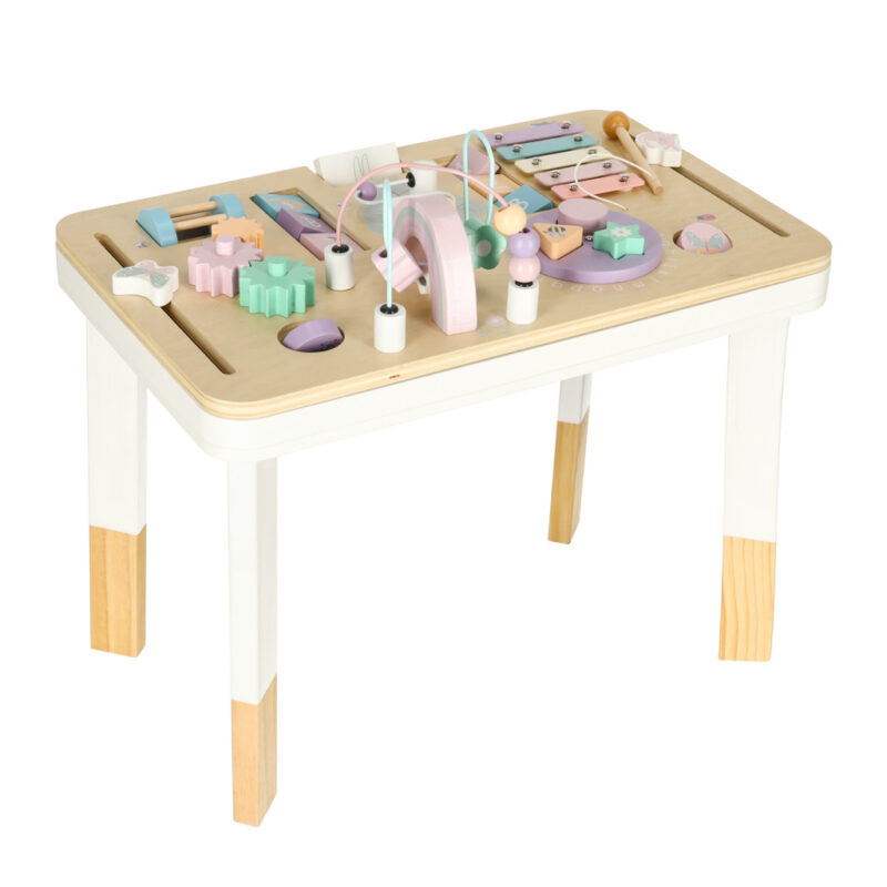 Medinis Montessori sensorinis veiklos stalas vaikams