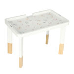 Lulilo medinis montessori manipuliacinis veiklos stalas, rožinis