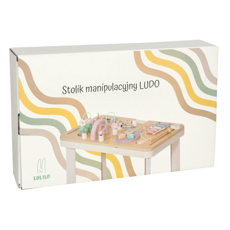 Medinis Montessori sensorinis veiklos stalas vaikams
