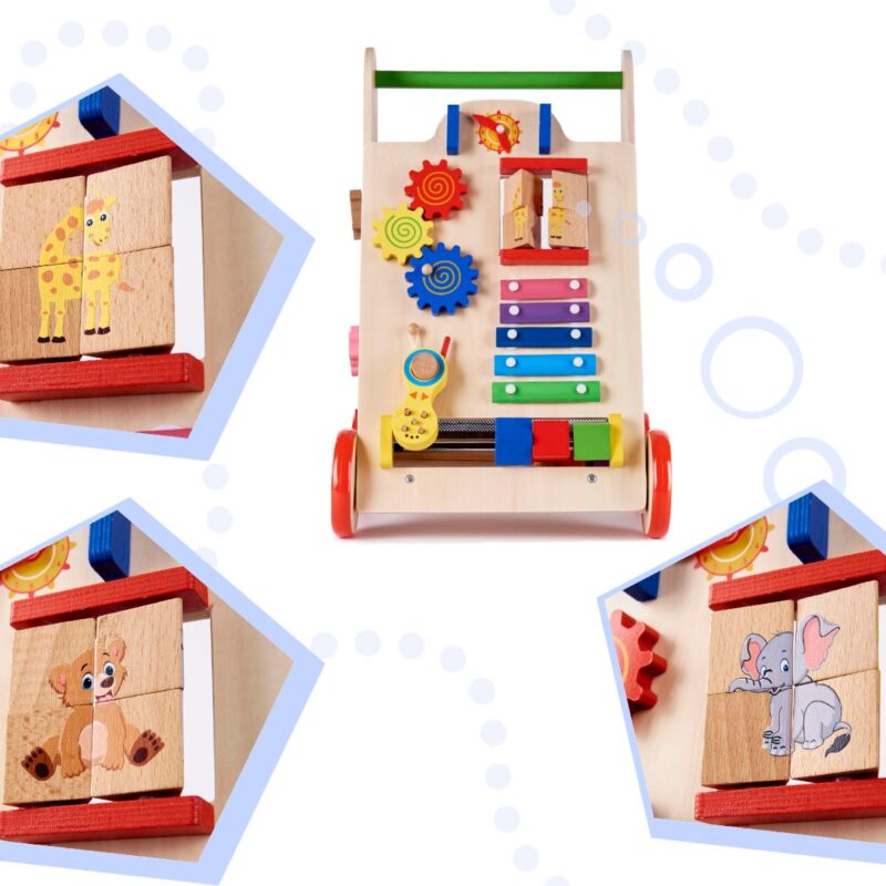 Medinis lavinamasis stumdukas vaikams – 6in1