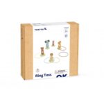 Įgūdžių žaidimas su mediniais lankais „Mėtyk į taikinį“ (15 vnt.)