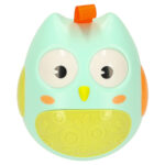 Jutiminis balansinis žaislas „Pelėda“ kūdikiams