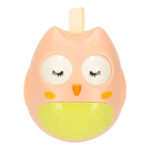 Jutiminis balansinis žaislas "Pelėda", rožinis