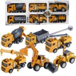 XXL statybinių transporto priemonių rinkinys 6in1