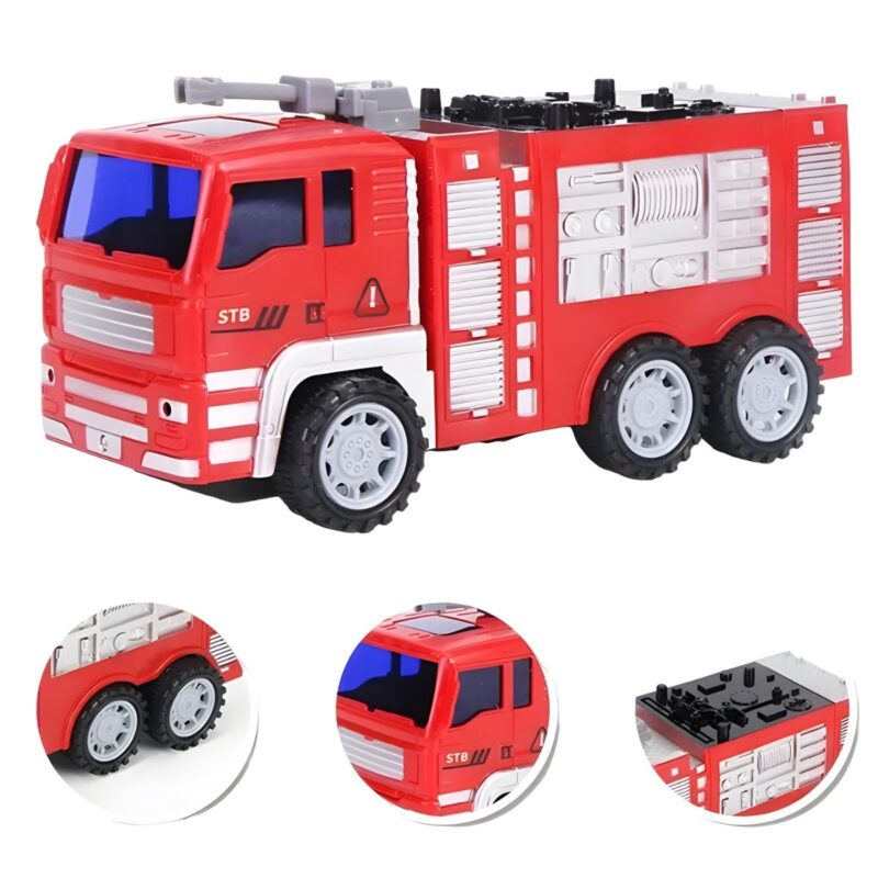 XXL Transporto priemonių rinkinys 6in1 "Ugniagesių komanda"