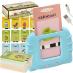 Skaitytuvas ir lavinamosios kalbančios kortelės anglų k. (112vnt.), mėlyna Skaitytuvas ir lavinamosios kalbančios kortelės anglų k. (112vnt.), mėlyna