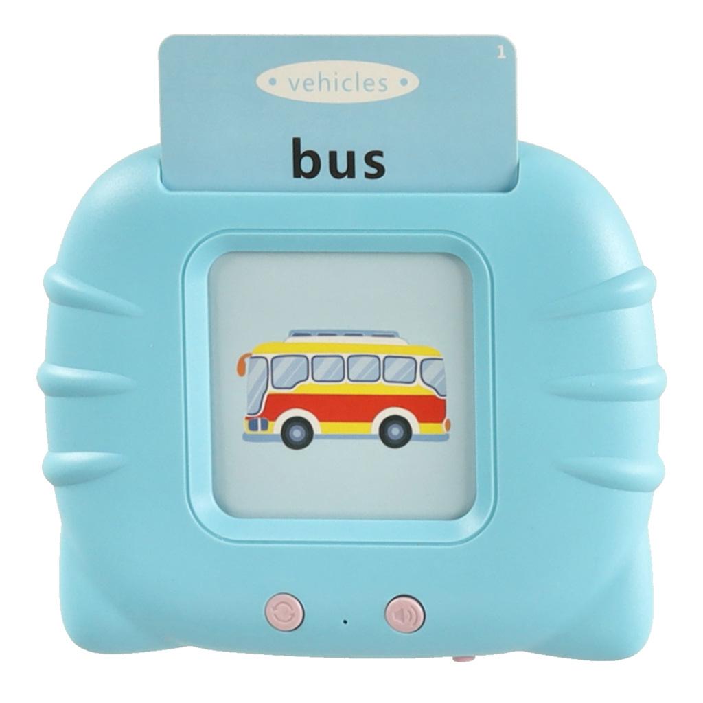 Skaitytuvas ir lavinamosios kalbančios kortelės anglų k. (112vnt.), mėlyna Skaitytuvas ir lavinamosios kalbančios kortelės anglų k. (112vnt.), mėlyna