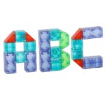 LED Šviečiantis 3D statybinis konstruktorius (134el.)