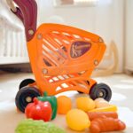 Žaislinis pirkinių vežimėlis vaikams su priedais