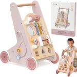 VIGA edukacinis medinis stumdukas, rožinis