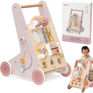 VIGA edukacinis medinis stumdukas, rožinis