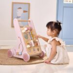 VIGA edukacinis medinis stumdukas, rožinis