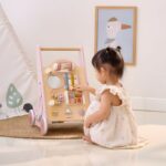 VIGA edukacinis medinis stumdukas, rožinis