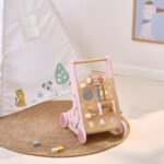 VIGA edukacinis medinis stumdukas, rožinis