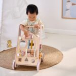 VIGA edukacinis medinis stumdukas, rožinis