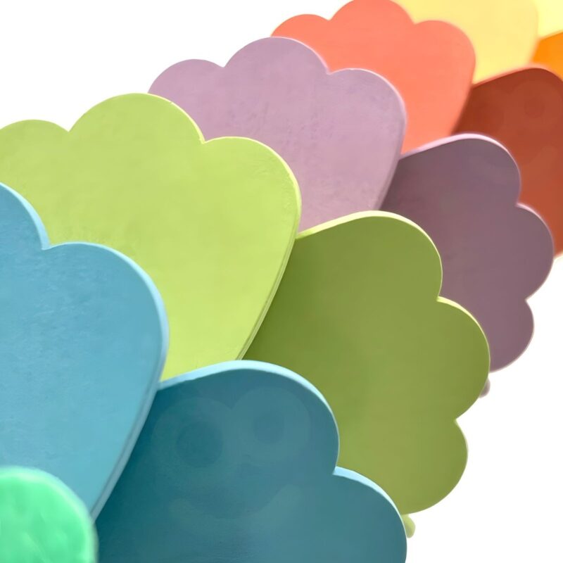 Woopie Green medinis Montessori vaivorykštės bokštas "Medelis"