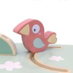 Montessori kamuoliukų takelis "Gamtos medis" 4in1