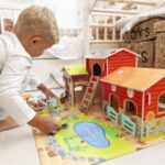 XXL Medinis namelis - ferma "Gyvūnų ūkis" (18el.)