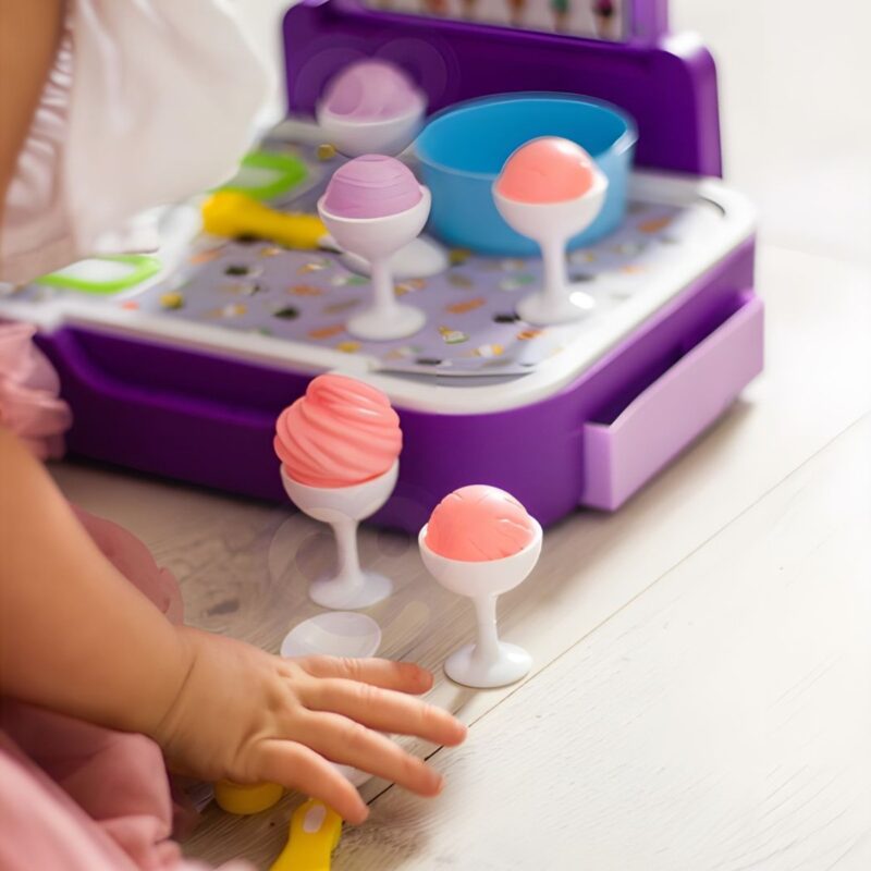 Nešiojama ledų parduotuvė vaikams nuo 3 metų 3in1 – Woopie