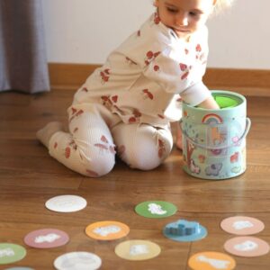 Medinė paslapčių dėžutė vaikams nuo 3 metų „Gamta“