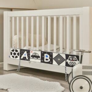 Dvipusė kontrastinė knygelė - lovelės apsauga