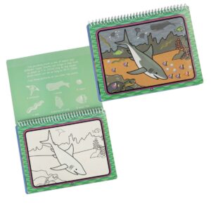 Vandeniu spalvinama knygelė "Povandeninis pasaulis" vaikams