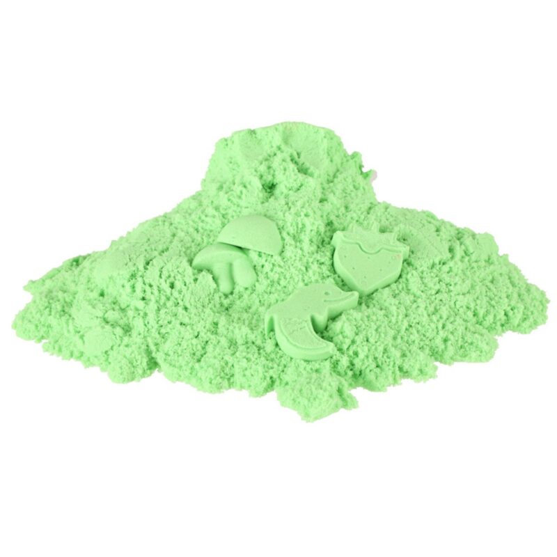 Kinetinis smėlis vaikams 1 kg, žalias