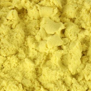 Kinetinis smėlis vaikams 1 kg, geltonas