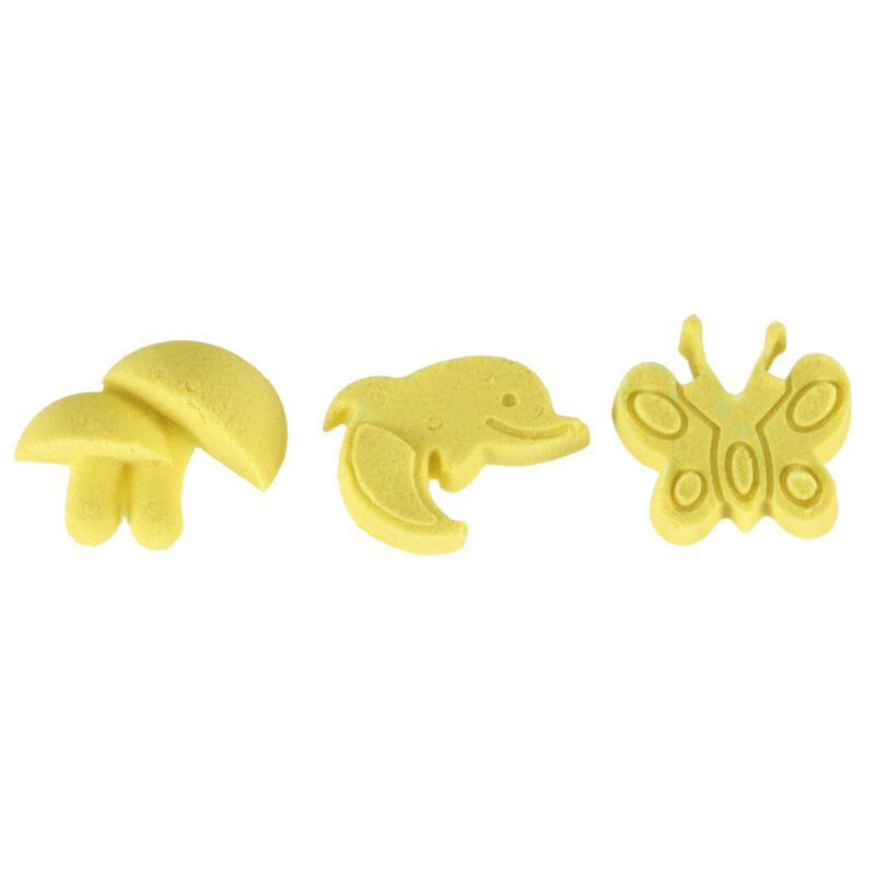 Kinetinis smėlis vaikams 1 kg, geltonas
