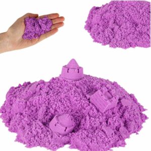 Kinetinis smėlis 1 kg, violetinis