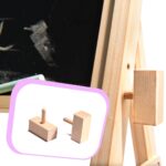 Medinė dvipusė magnetinė piešimo lenta su priedais, smėlio