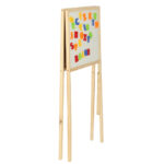 Medinė dvipusė magnetinė piešimo lenta 84 x 43 x 50cm