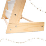 Medinė vaikiška knygų lentyna